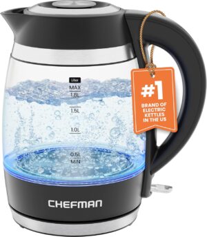 Chefman Electric Kettle, 1.8L