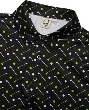 Men's Moisture Wicking Polo Shirts - Image 3