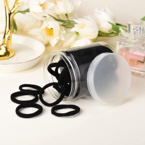 50PCS Black Hair Ties - Image 2
