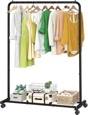 Garment Rack with Storage