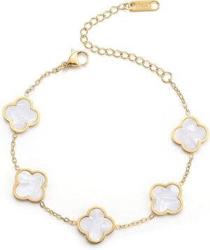 Plated Clover Lucky Bracelet
