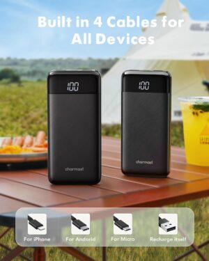 Portable Charger with Cords - Image 3