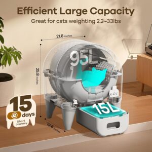 Automatic Litter Box,95L - Image 4