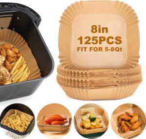 Air Fryer Paper Liners, 125Pcs