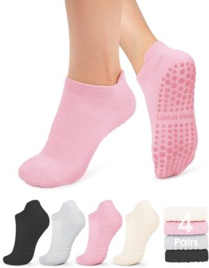 YeuG 4/6 Pairs Pilates Socks