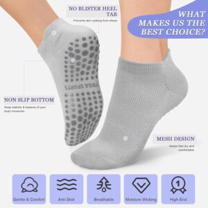 YeuG 4/6 Pairs Pilates Socks - Image 4