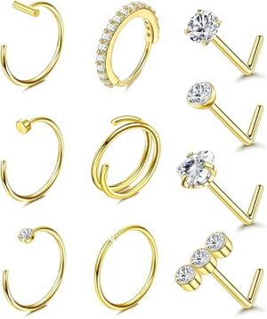 14K Gold Filled Nose Ring
